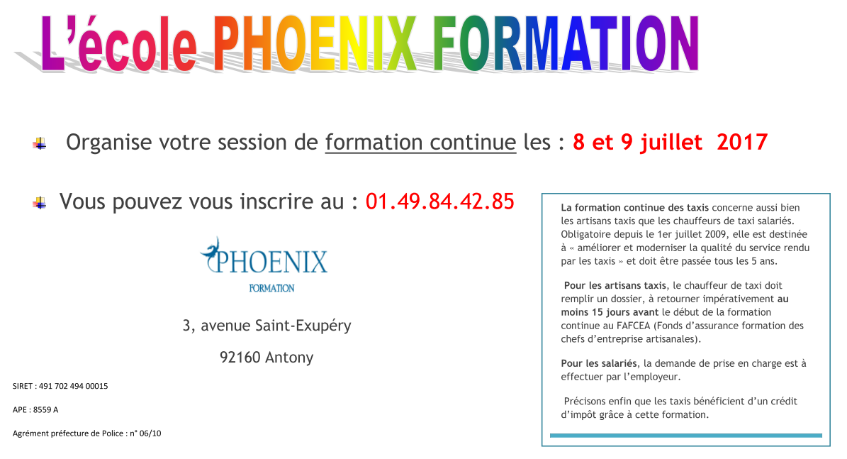 Ecole phoenix formation