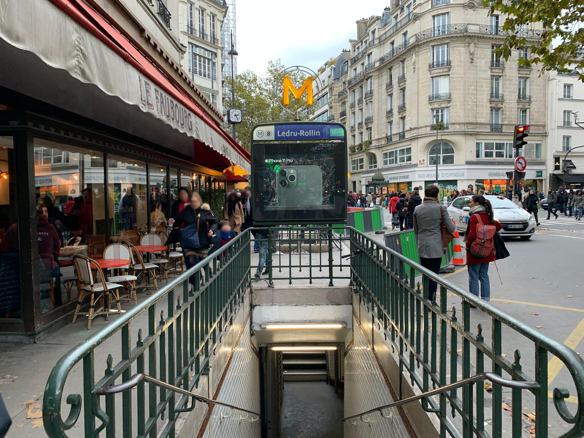 Station Métro 8 - Ledru Rollin
